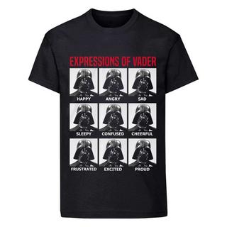 STAR WARS  Tshirt EXPRESSIONS OF VADER 