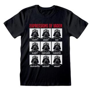 STAR WARS  Tshirt EXPRESSIONS OF VADER 