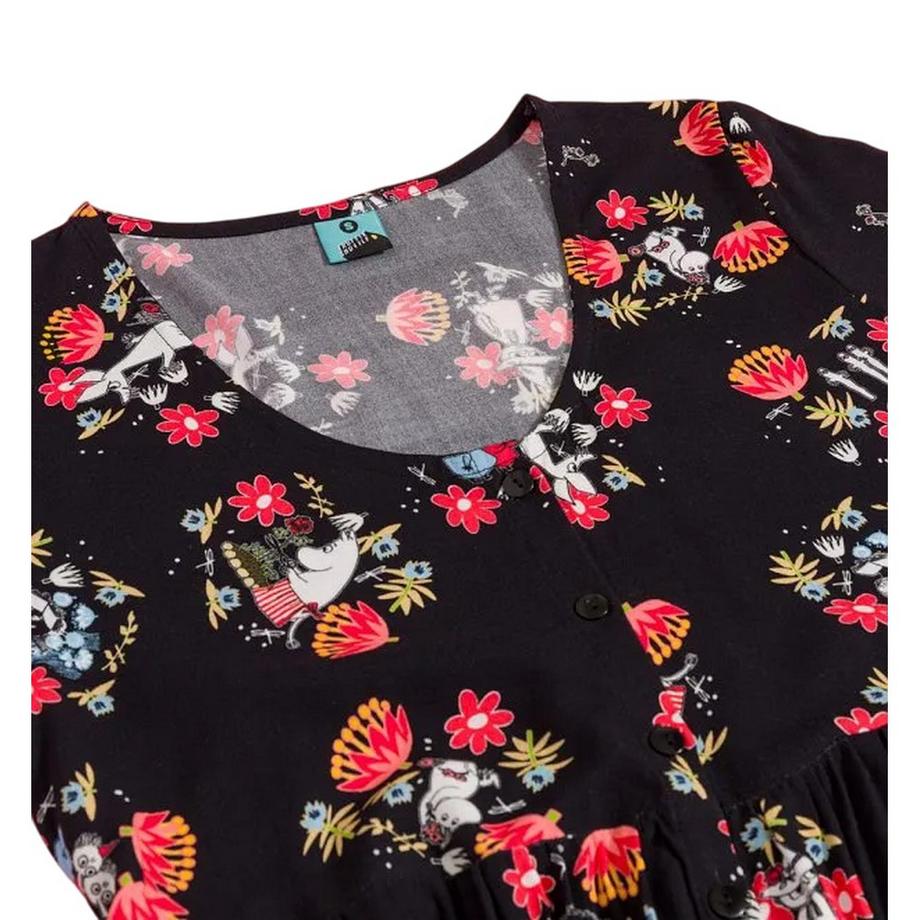 Moomin Midikleid Rundum bedruckt  