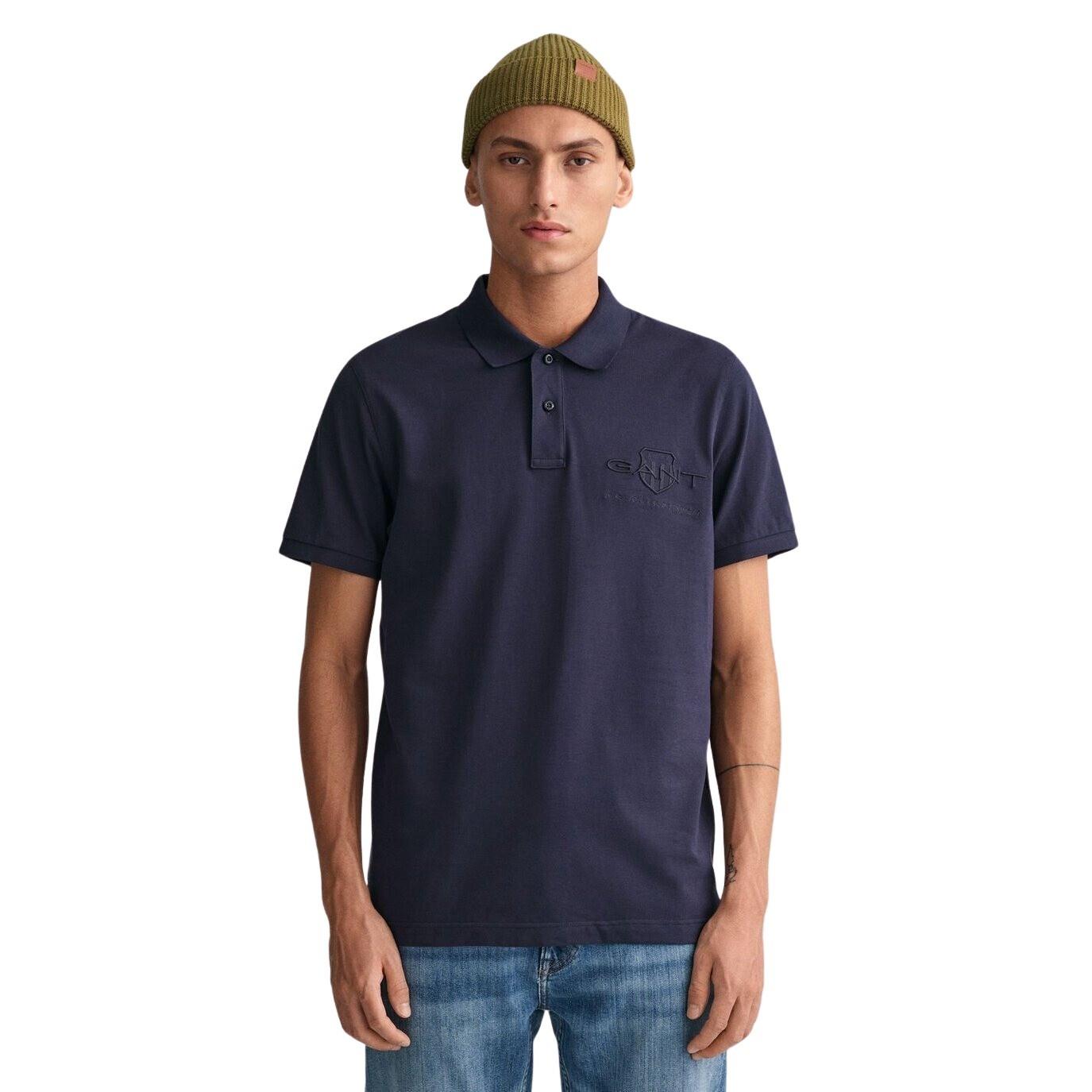 GANT  polo reg tonal shield 