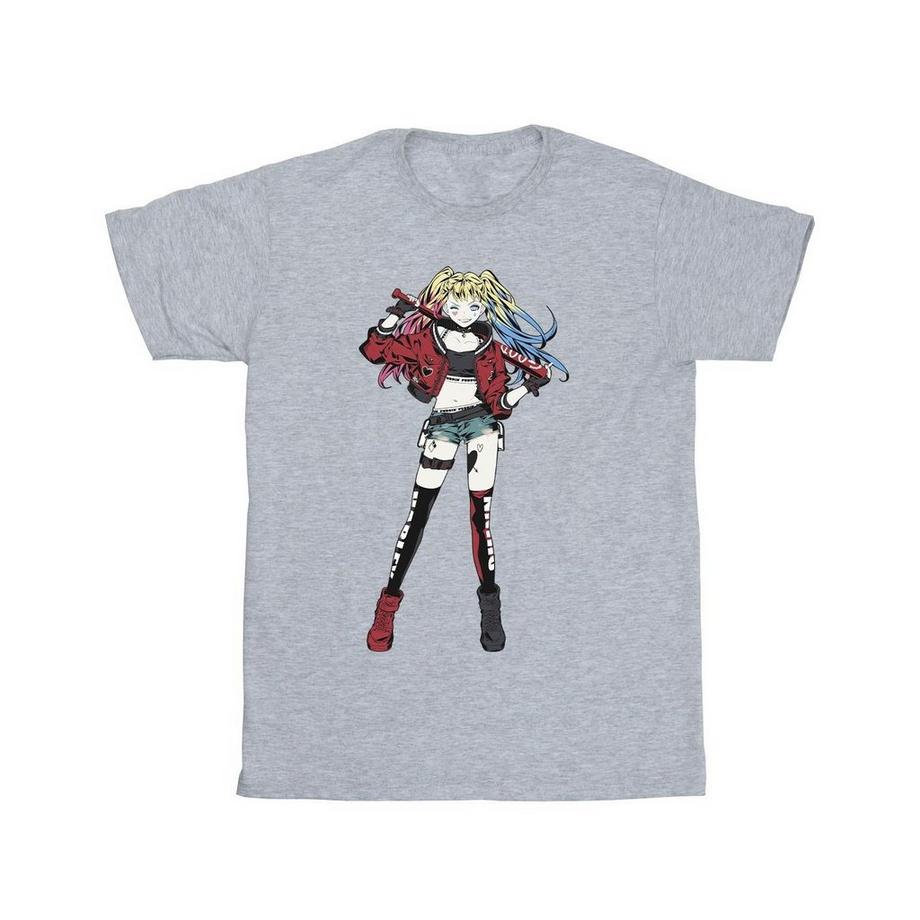 DC COMICS Harley Quinn T-Shirt Imprimé  