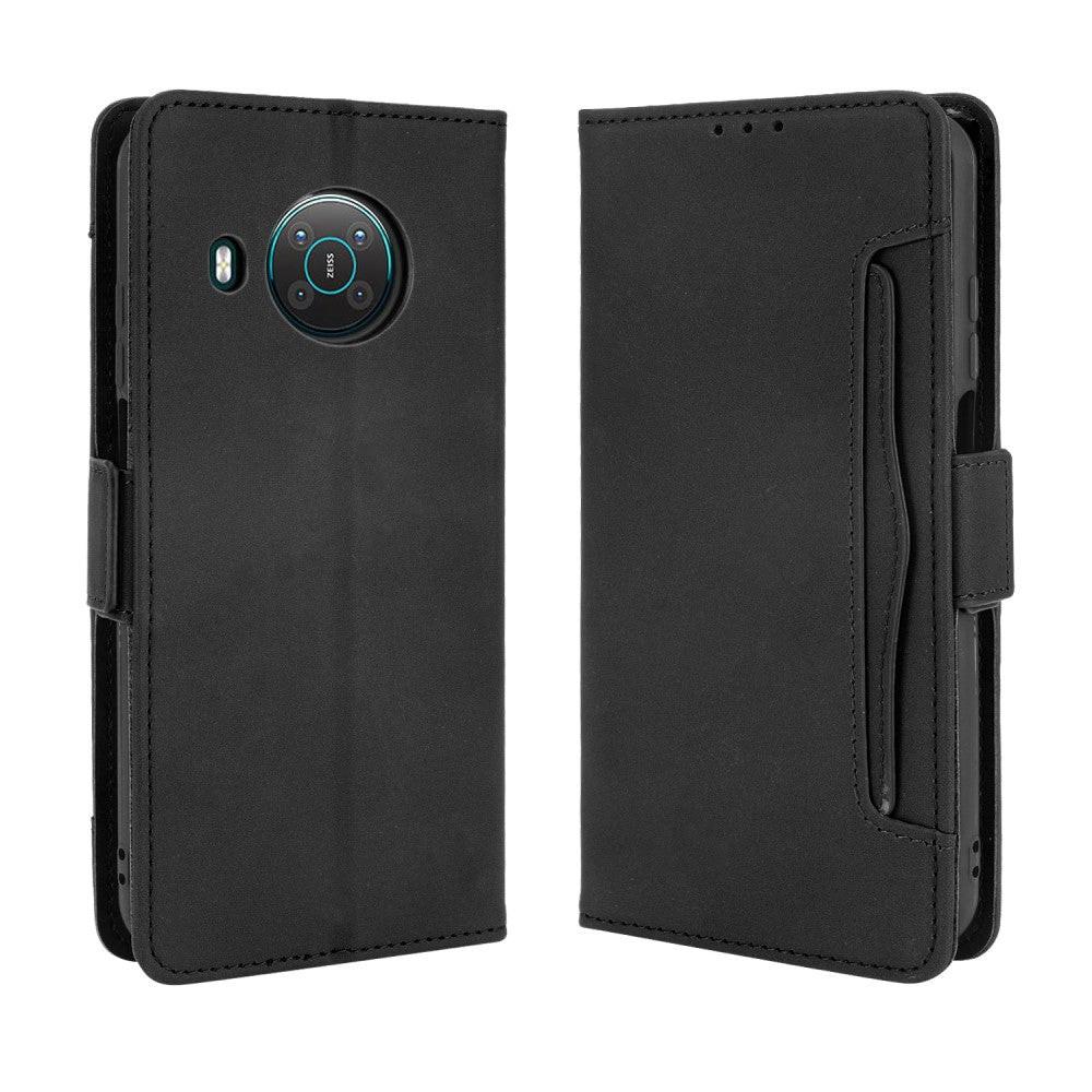 Cover-Discount  Nokia X20 - Étui avec de nombreux compartiments pour cartes marron 