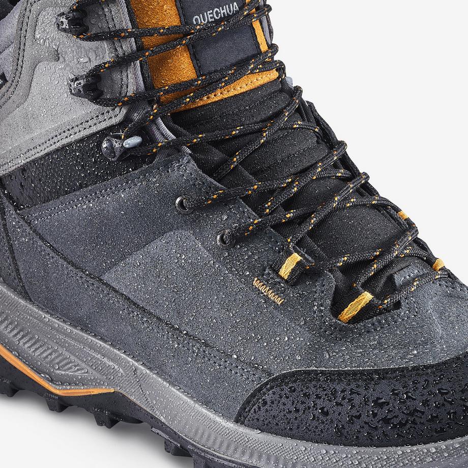QUECHUA  Hohe Trekking-Schuhe aus Leder - MT100 - 