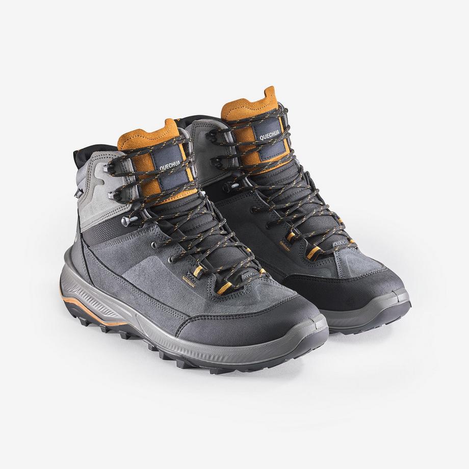 QUECHUA  Hohe Trekking-Schuhe aus Leder - MT100 - 