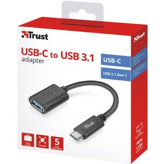 Trust  Trust USB 2.0 Adattatore [1x spina USB-C® - 1x Presa B USB 3.2 Gen 1 (USB 3.0)] 