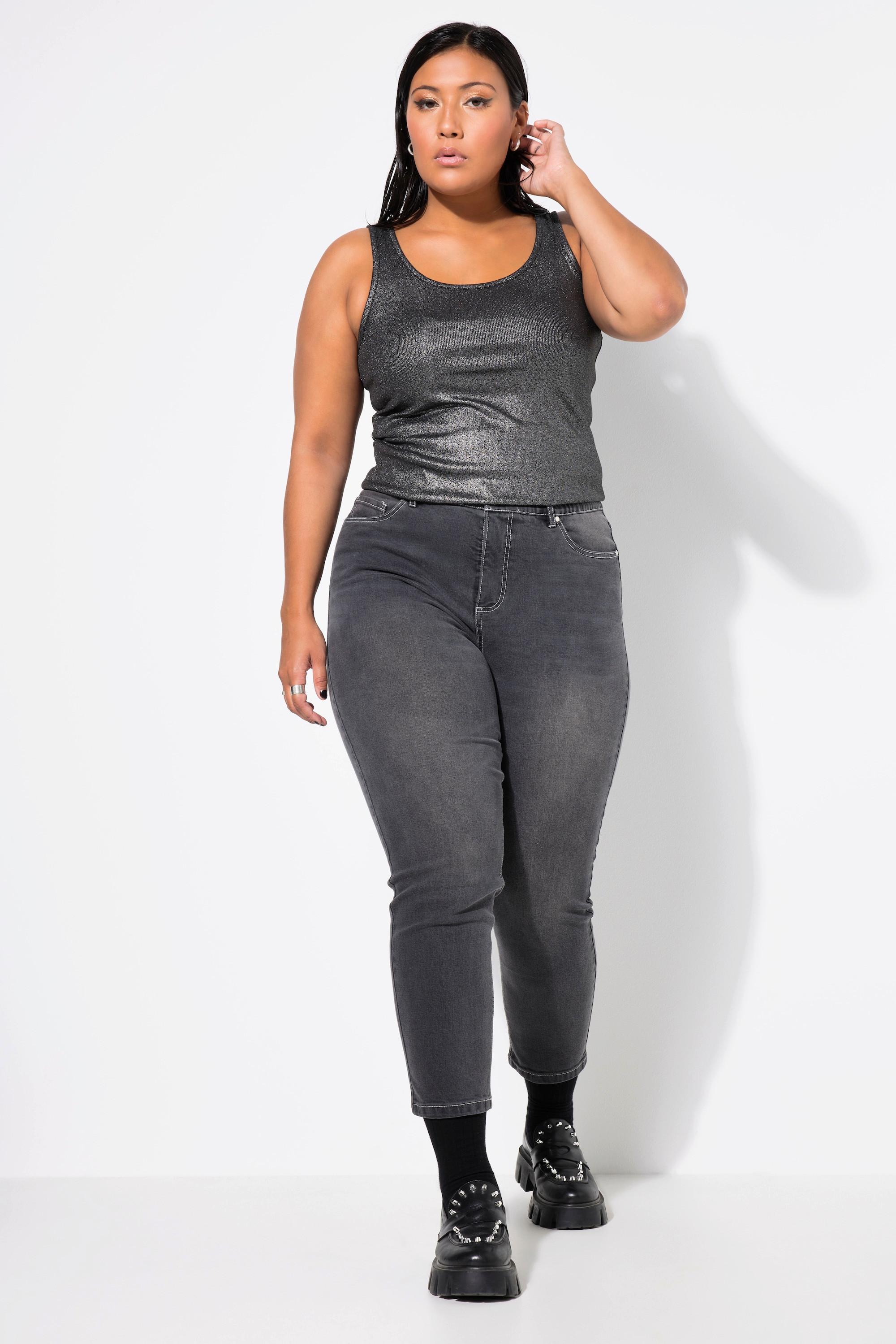 Studio Untold Jean mom Wide Straight Leg 5 poches  