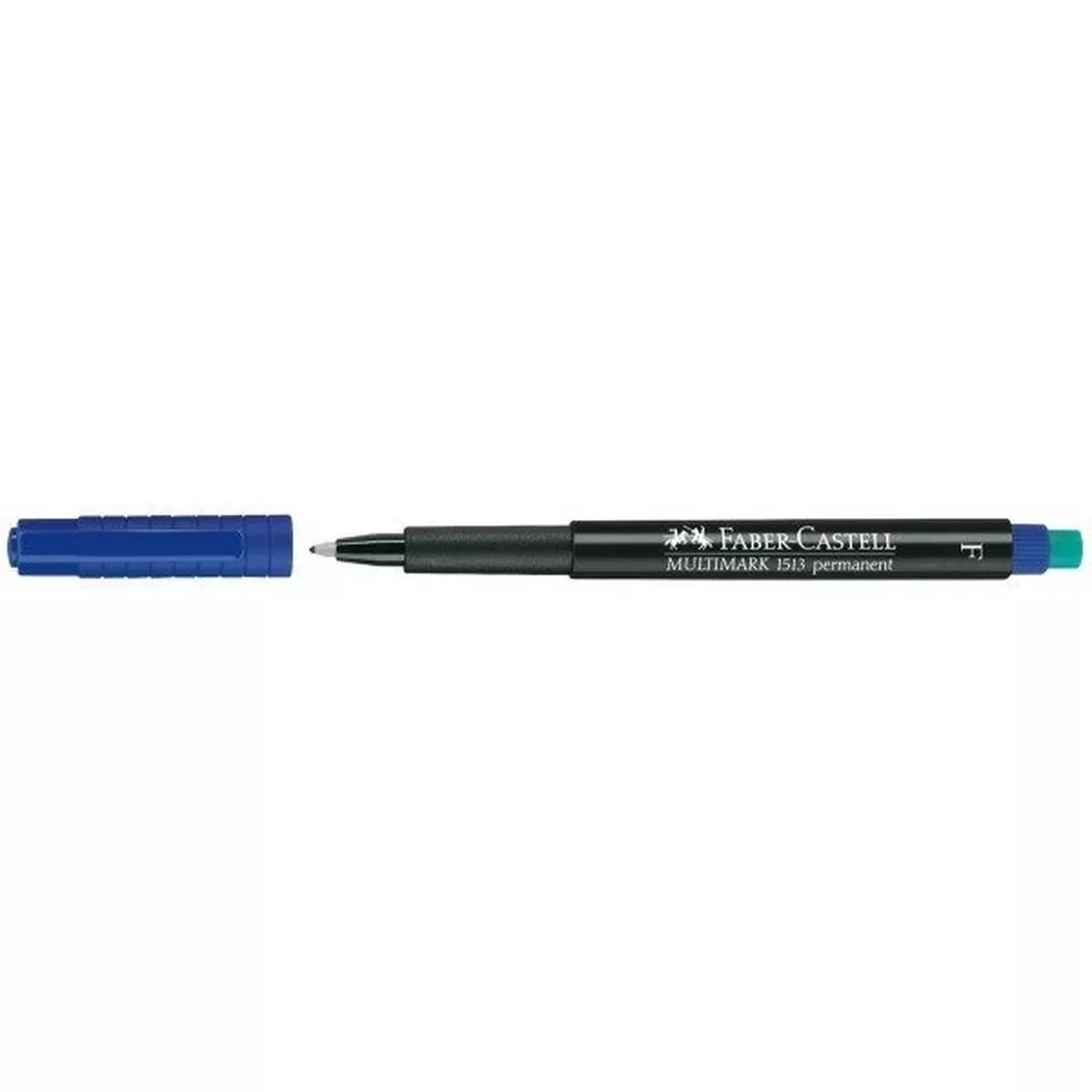 FABER-CASTELL Permanent-Marker MULTIMARK F, blau