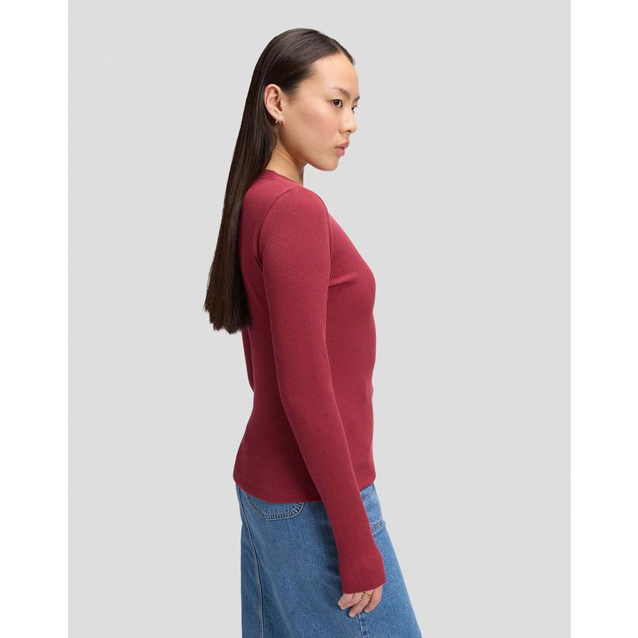 Lee  Chemise à manches longues Waffle Henley 