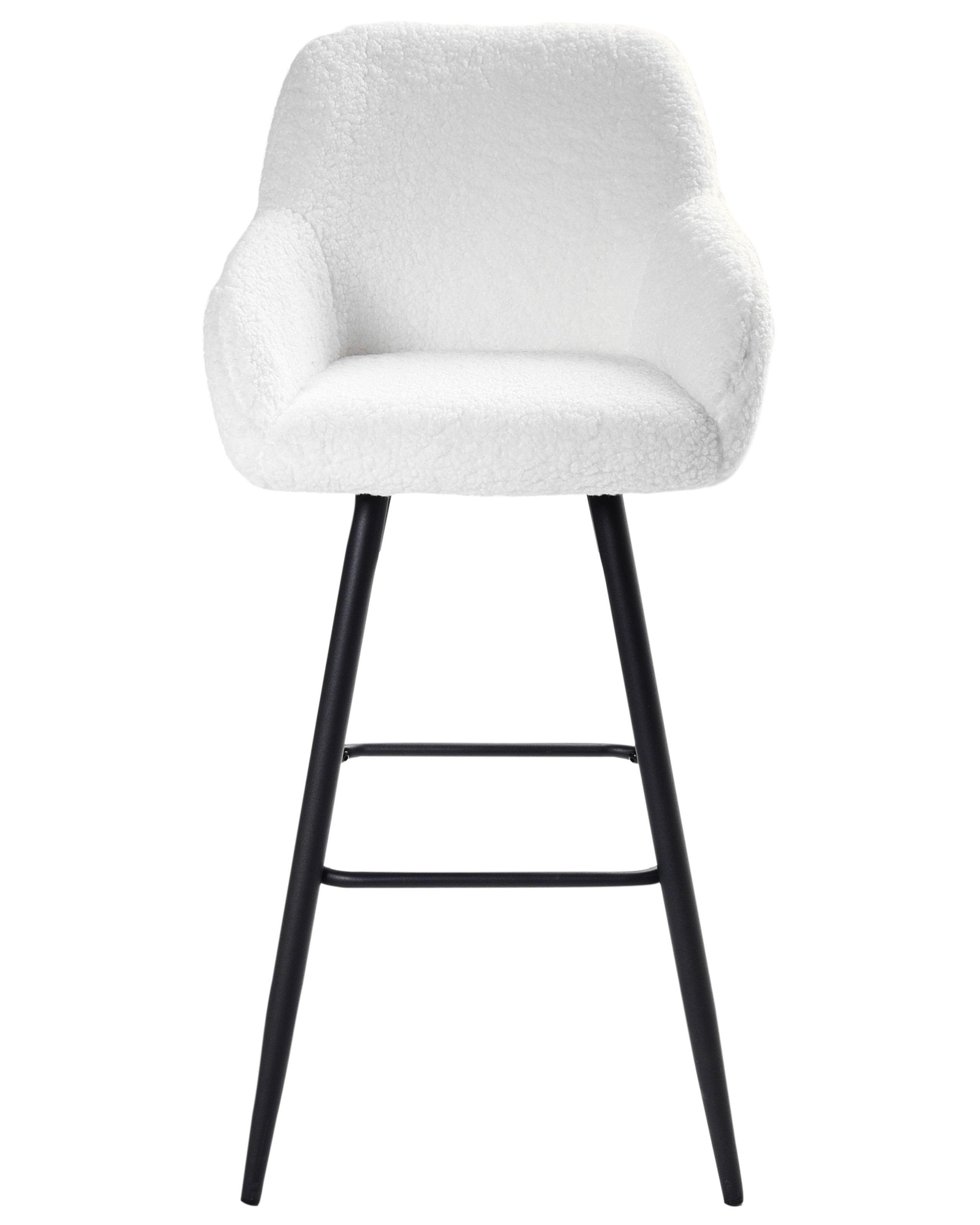 Beliani Set di 2 sedie alte en Bouclé Moderno CASMALIA  