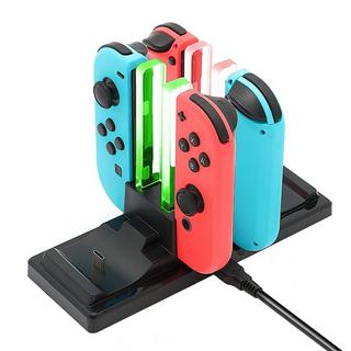 eStore  Dock di ricarica per Nintendo Switch, 6 in 1 