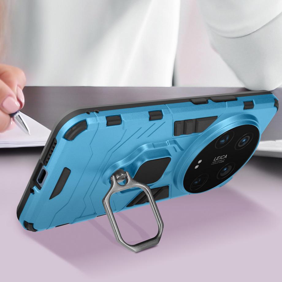 Avizar  Ring-Hülle Xiaomi 14 Ultra Dunkelblau 