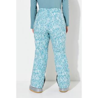 Ulla Popken Wasserdichte Skihose mit Klettriegel und Formknie Recycelt  