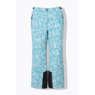 Ulla Popken Wasserdichte Skihose mit Klettriegel und Formknie Recycelt  