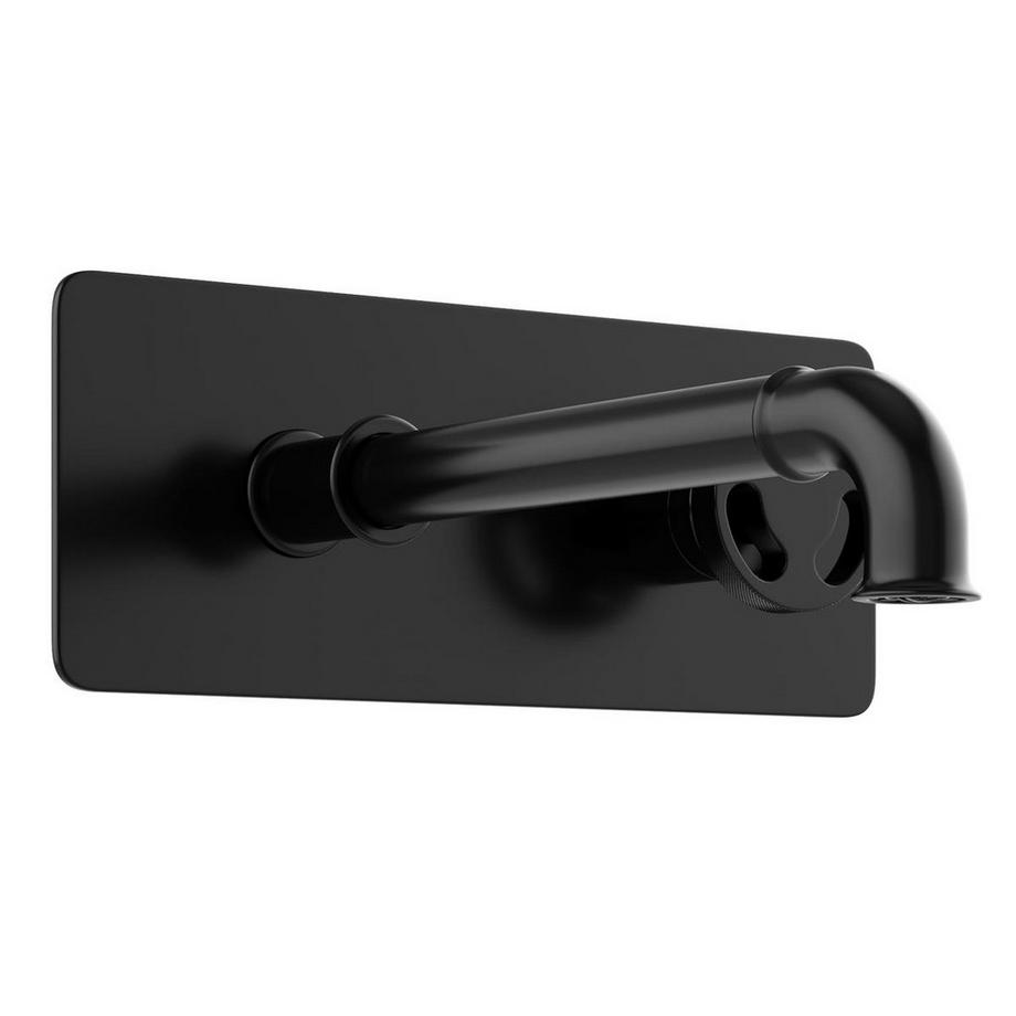 SHOWER DESIGN Rubinetto miscelatore meccanico da incasso Nero opaco - KAZANKA  