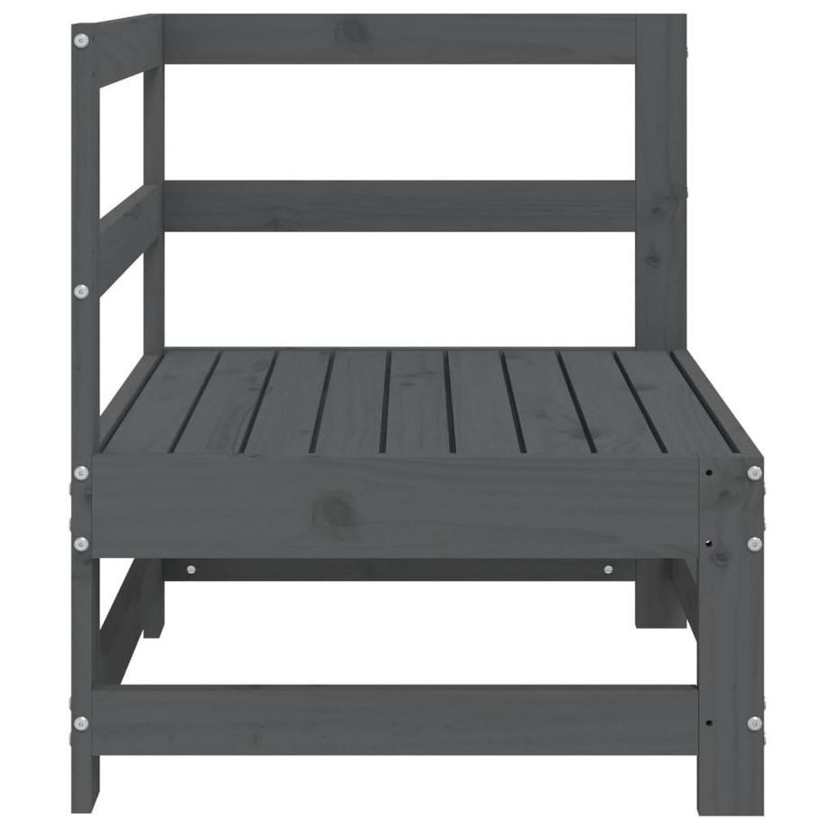 VidaXL divano angolare da giardino Legno di pino  