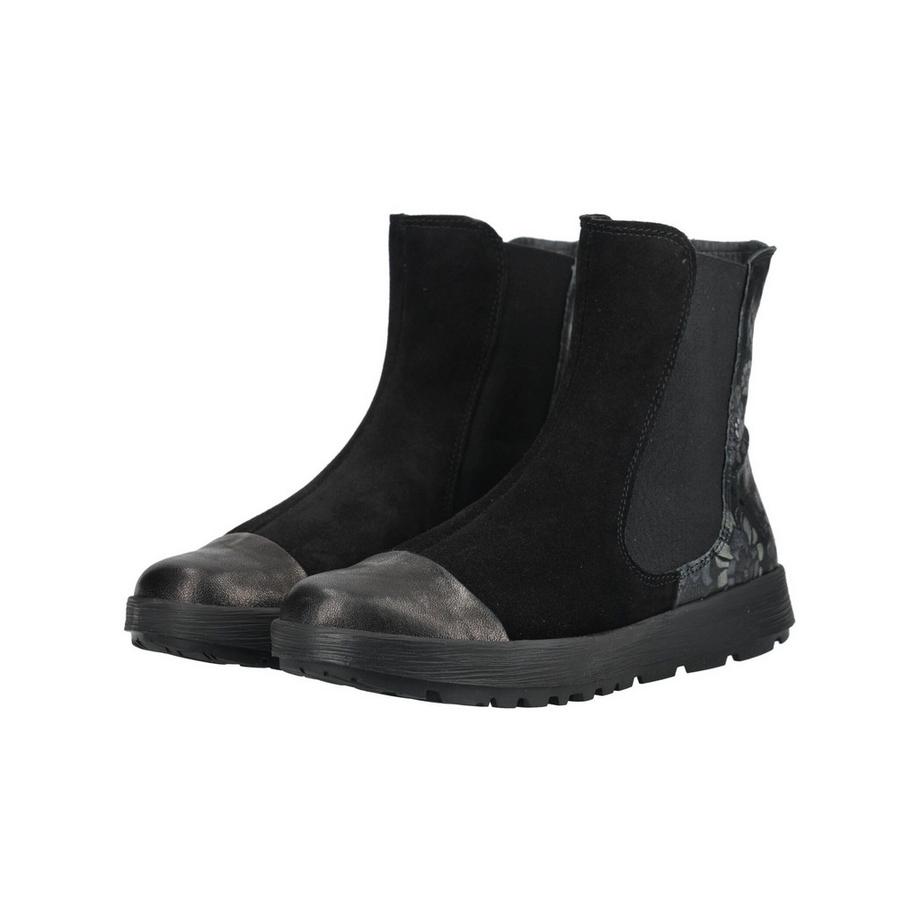 Think Chelsea Boot mit floralem Seiteneinsatz  