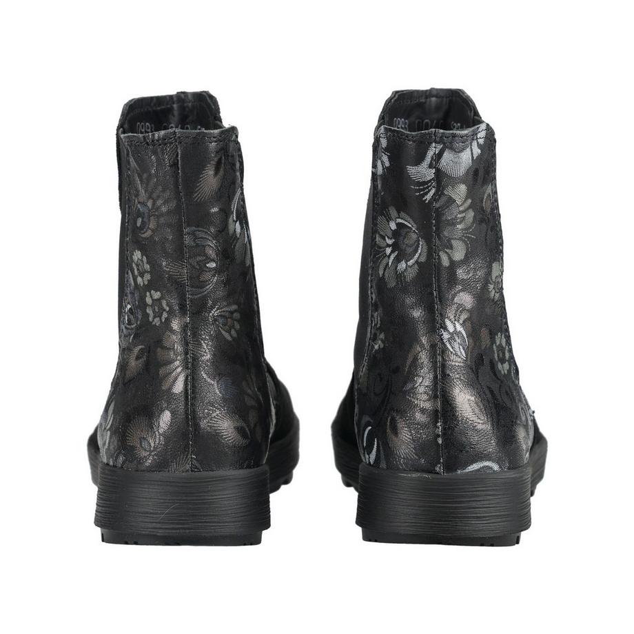 Think Chelsea Boot mit floralem Seiteneinsatz  