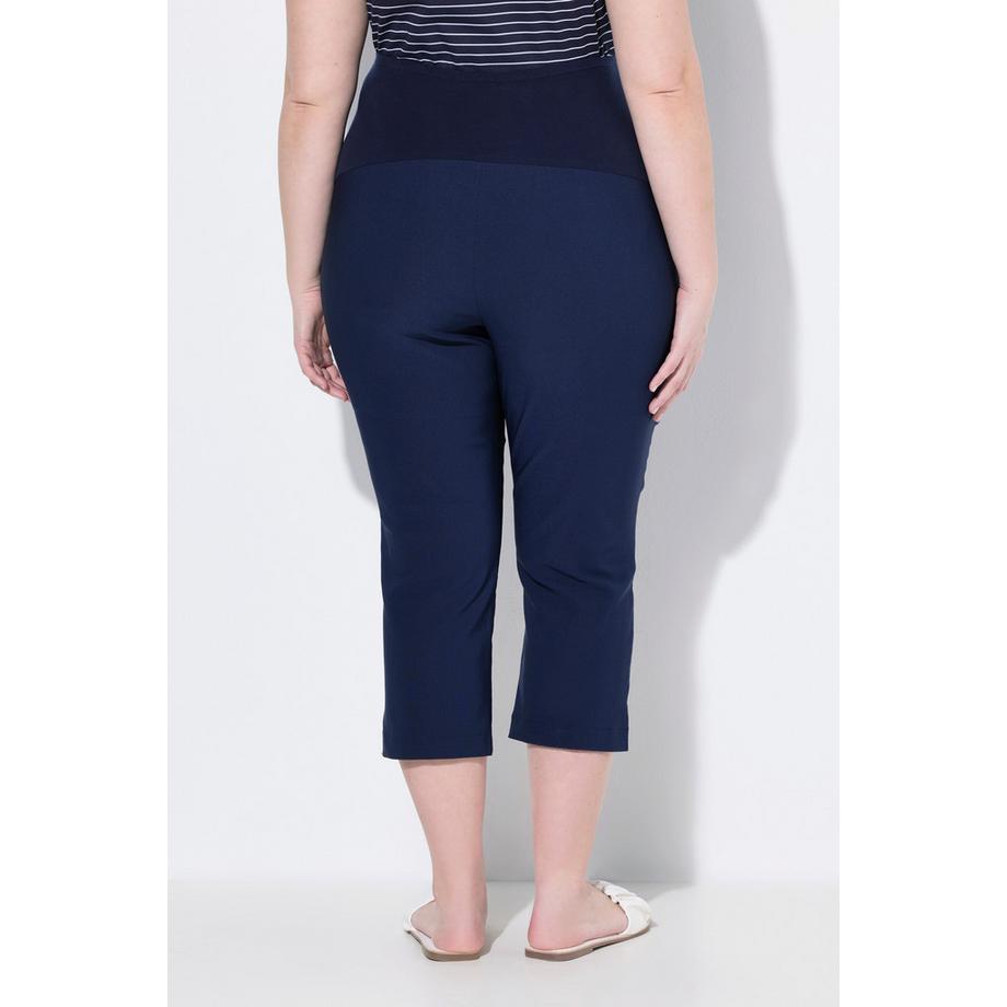 Ulla Popken Bellieva Bengalin Umstandshose wadenlang mit Stretcheinsatz  