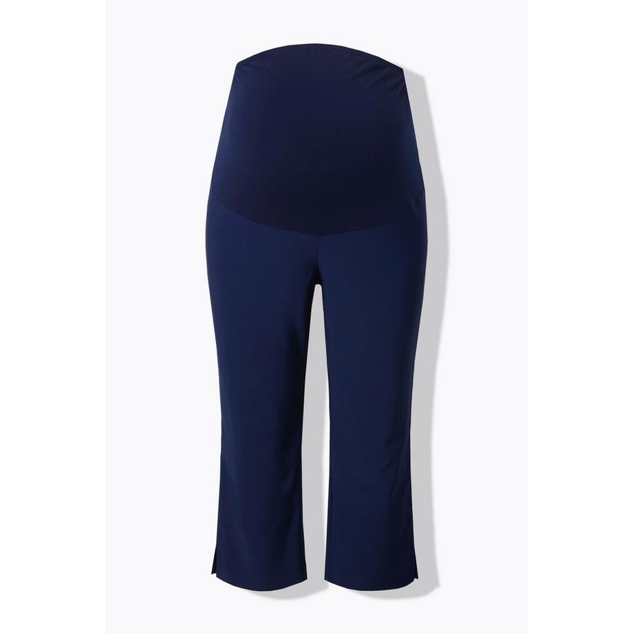 Ulla Popken Bellieva Bengalin Umstandshose wadenlang mit Stretcheinsatz  