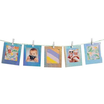 Set mit 30 Bilderrahmen und Kordel - x 6