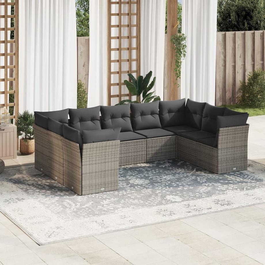 VidaXL Garten sofagarnitur poly-rattan  