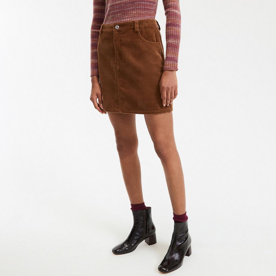 La Redoute Collections Gonna dritta in velluto a coste  