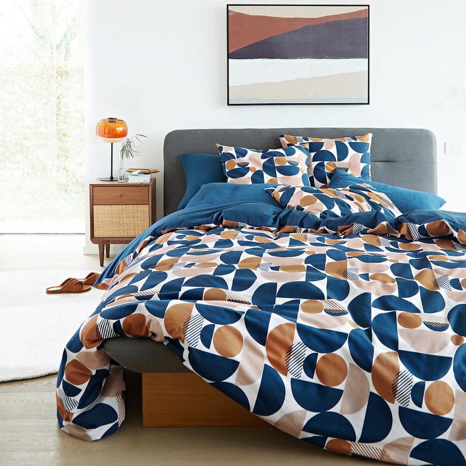 La Redoute Intérieurs Bettbezug Combo mit geometrischem Muster  