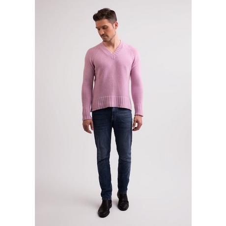 CASH-MERE.CH Pull Col V Cachemire Recyclé  