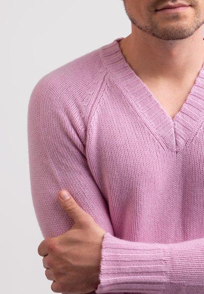 CASH-MERE.CH Pull Col V Cachemire Recyclé  