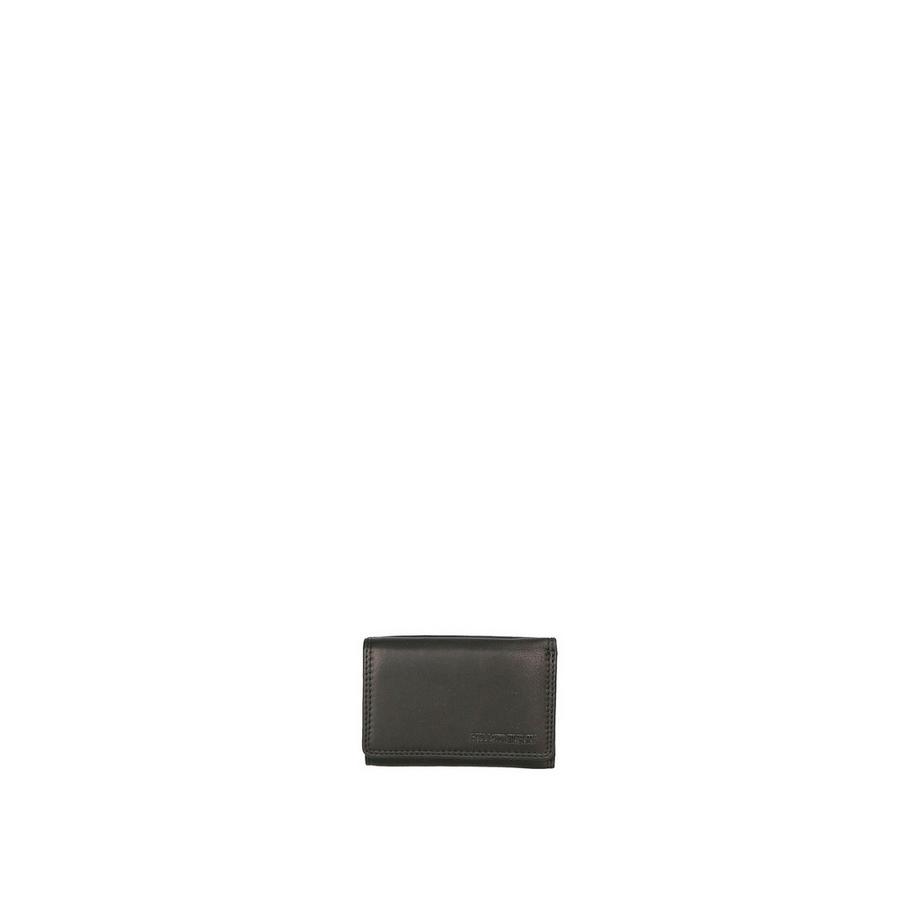 Hill Burry Portefeuille en cuir compact avec protection RFID  