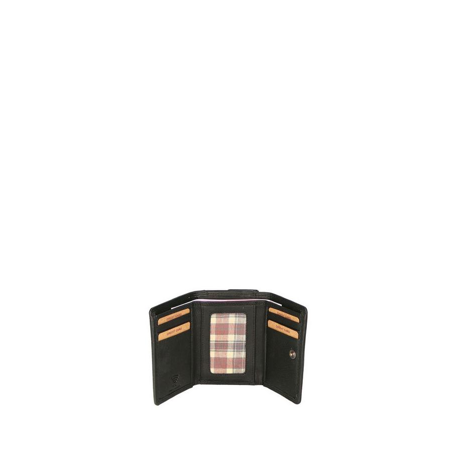 Hill Burry Portefeuille en cuir compact avec protection RFID  