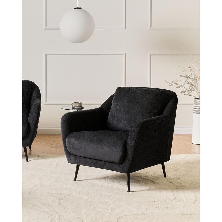 Beliani Poltrona en Ciniglia Moderno EIBY  