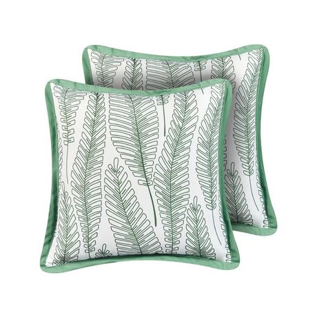 Beliani Gartenkissen 2er Set aus Polyester Modern MEADOW  