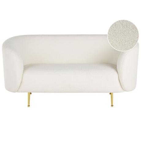 Beliani 2 Sitzer Sofa aus Bouclé Glamourös LOEN  