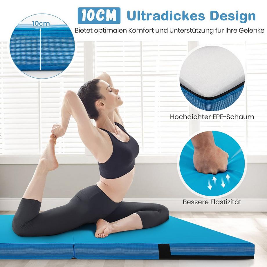 Northix  Tappeto da Ginnastica Pieghevole 