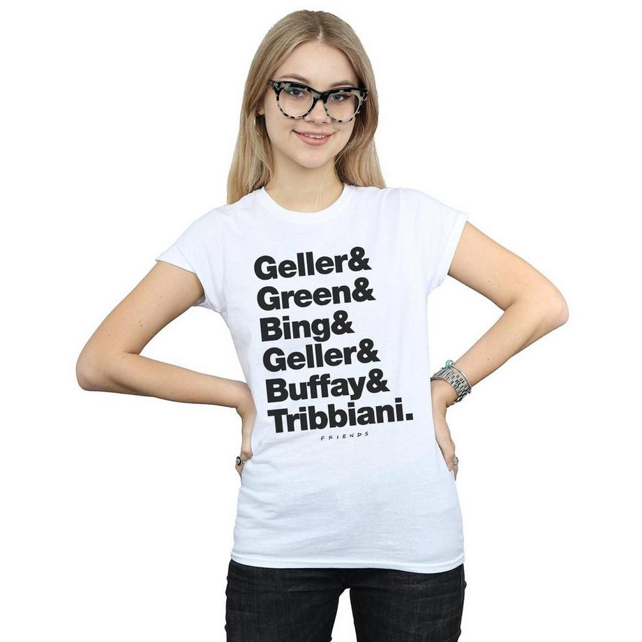 Friends Geller Green Bing Buffay Tribbiani T-Shirt  