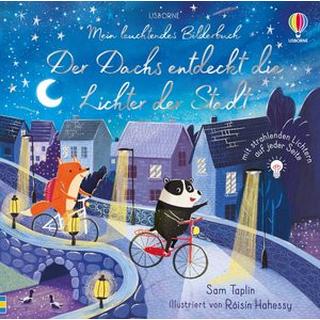 Mein leuchtendes Bilderbuch: Der Dachs entdeckt die Lichter der Stadt Taplin, Sam; Hahessy, Róisín (Illustrationen) Couverture rigide 