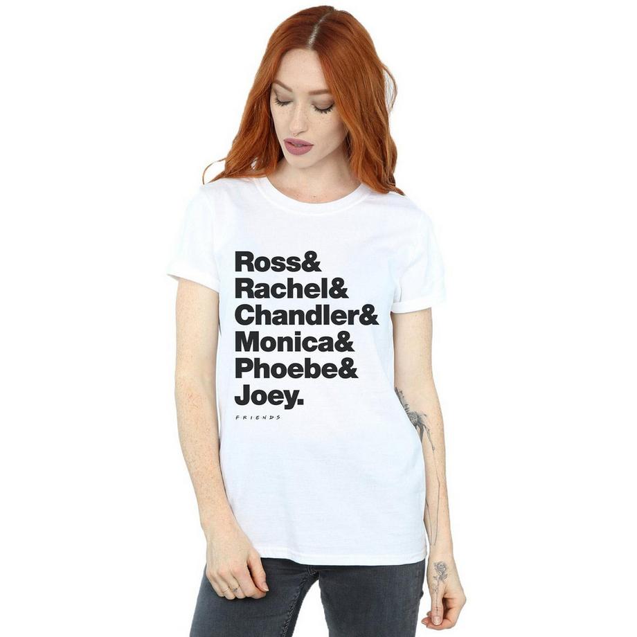 Friends Ross Rachel Chandler Monica Phoebe Joey T-Shirt  