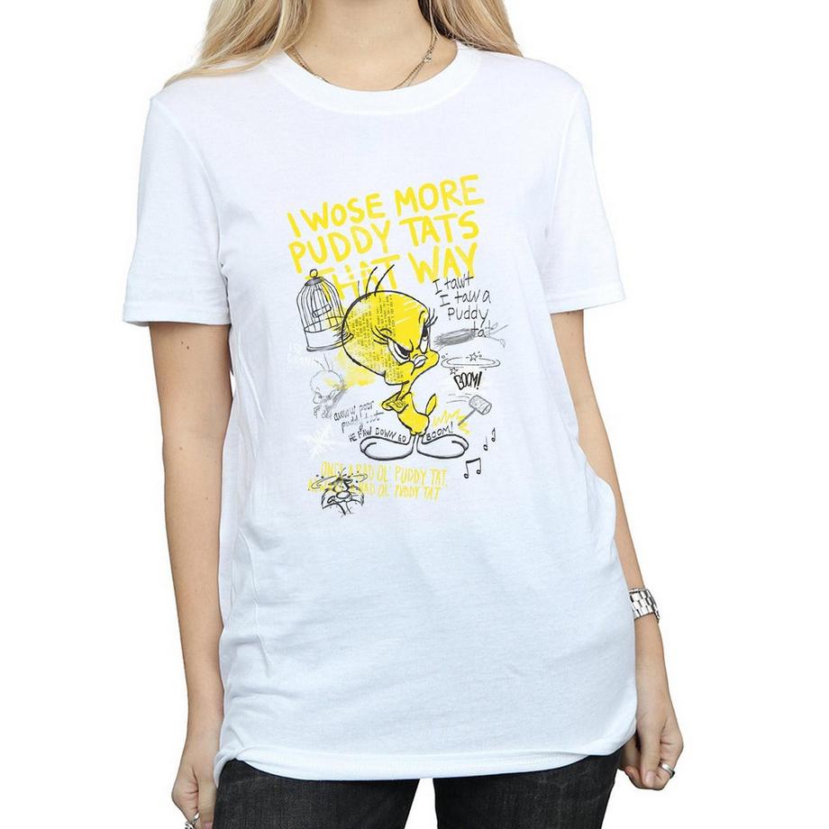 LOONEY TUNES Tweety Pie More Puddy Tats T-Shirt  