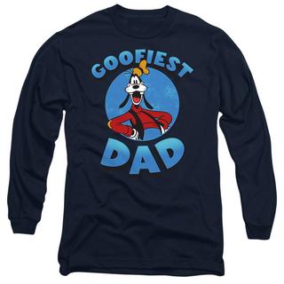 MICKEY MOUSE Goofiest Dad T-Shirt Maniche Lunghe  