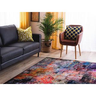 Beliani Tapis en Polyester Moderne MARDIN  