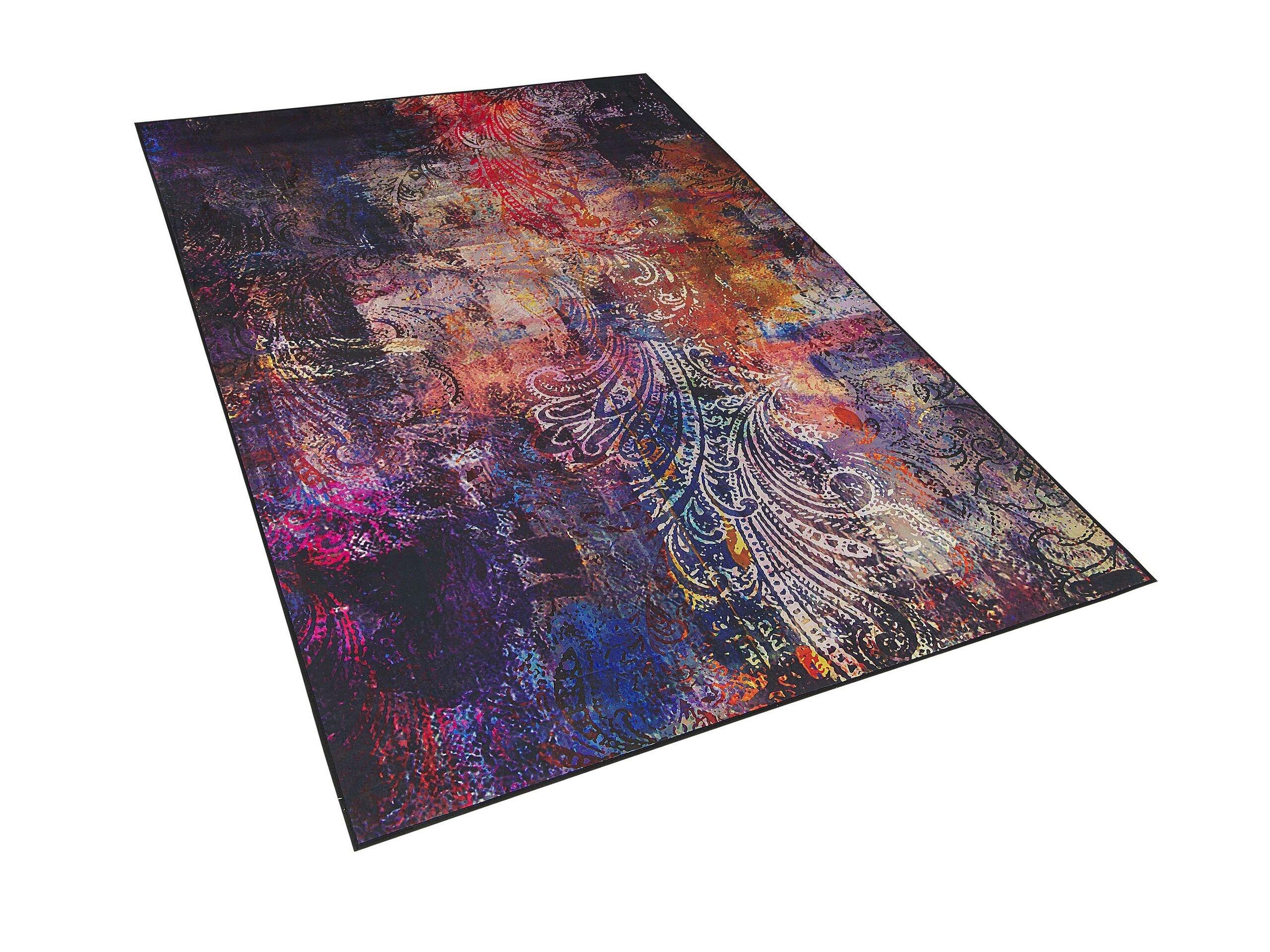 Beliani Tapis en Polyester Moderne MARDIN  