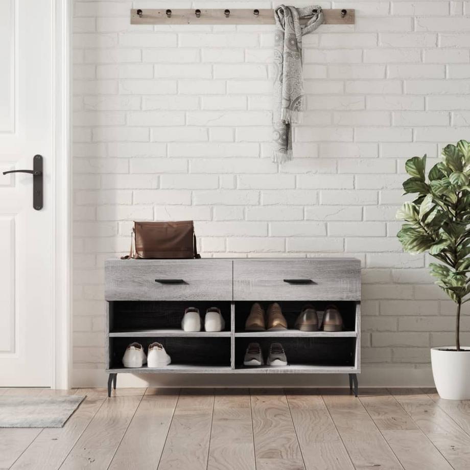 VidaXL Schuhbank holzwerkstoff  