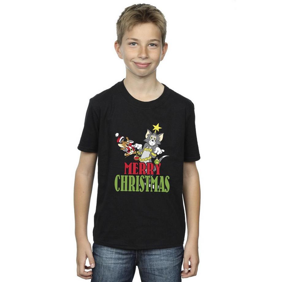 Warner Bros  Merry Christmas Baubles Maglietta 