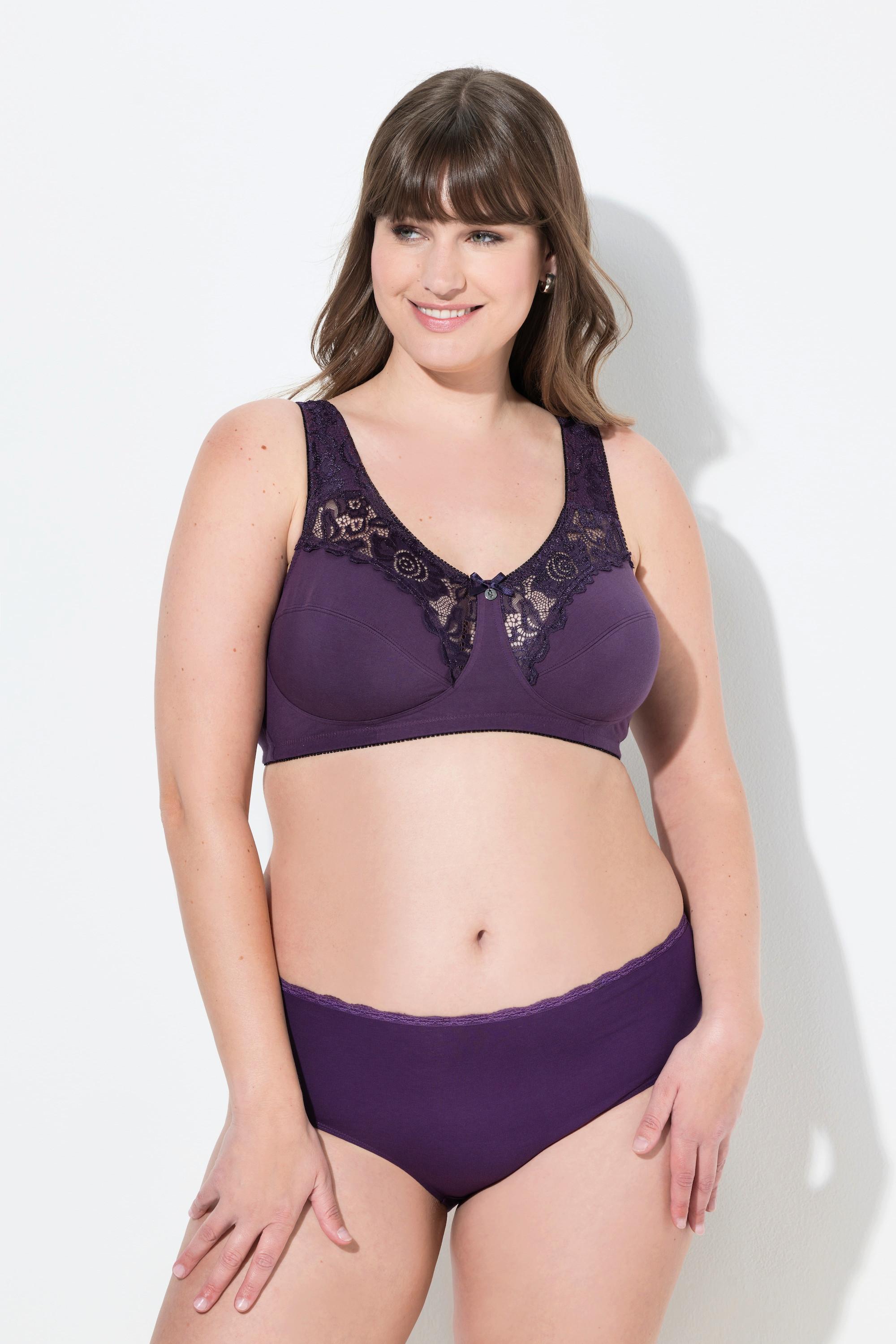 Ulla Popken Reggiseno contenitivo Kelly Pizzo senza ferretto  