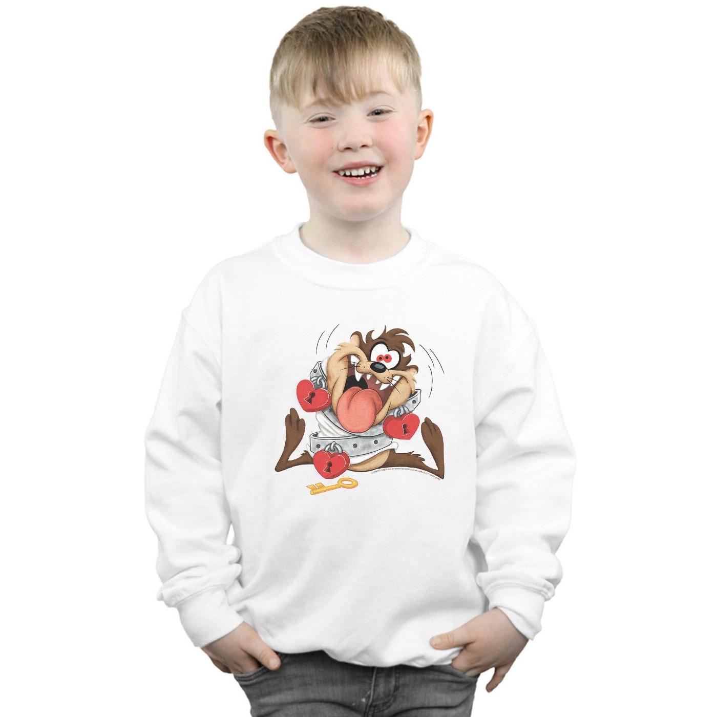 LOONEY TUNES  Taz Valentine´s Day Madly In Love Sweatshirt 