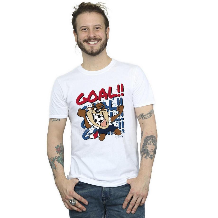 LOONEY TUNES Goal Goal Goal T-Shirt Imprimé  