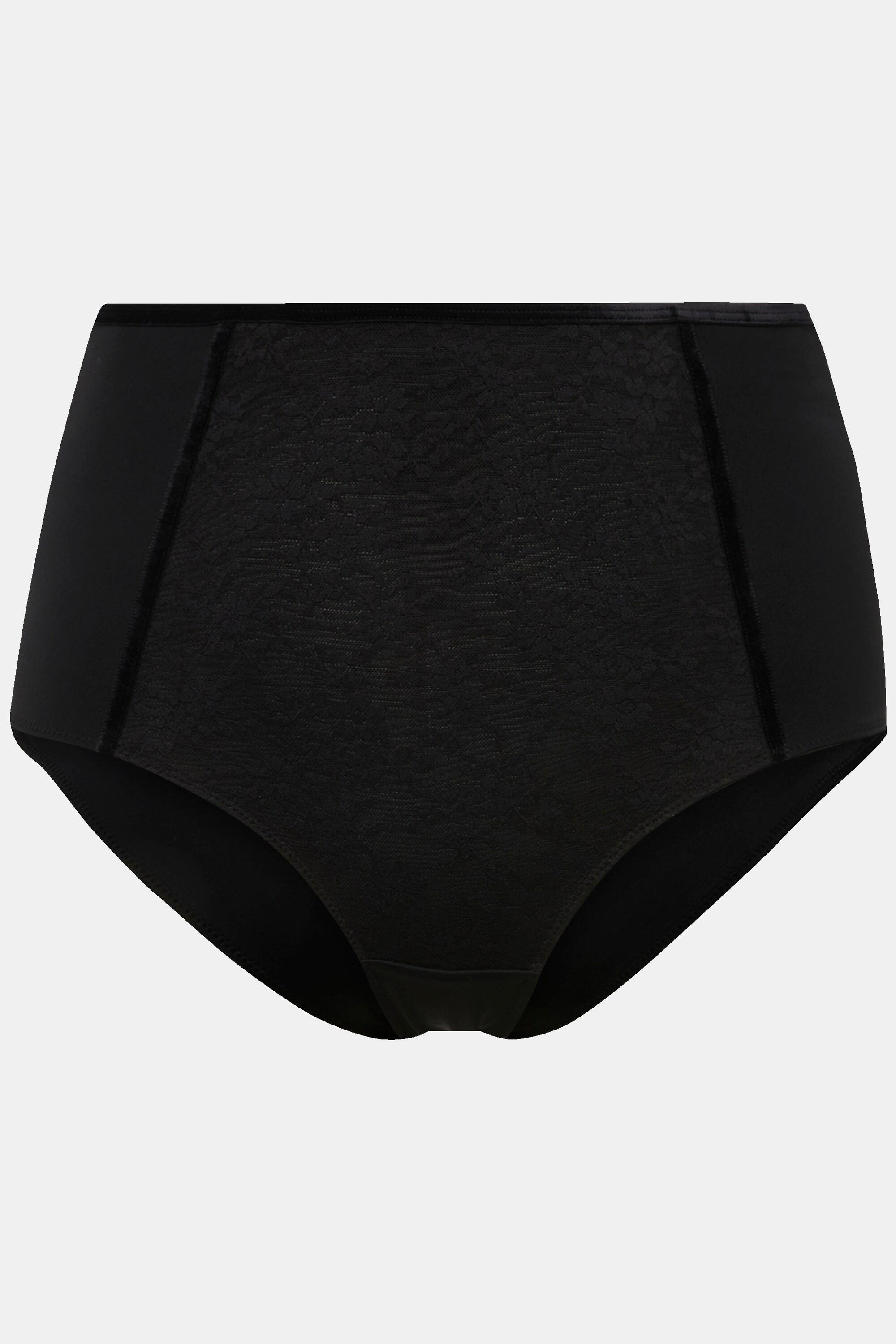 Ulla Popken Maxi Slip Inserto Pizzo Microfibra  