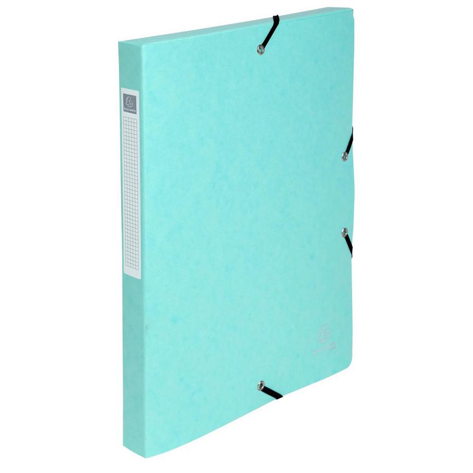 Exacompta Cartella portaprogetti Exabox dorso 25mm cartoncino lustré Aquarel - A4 - x 8  