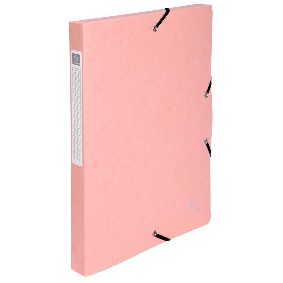 Exacompta Cartella portaprogetti Exabox dorso 25mm cartoncino lustré Aquarel - A4 - x 8  